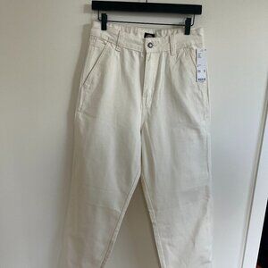Dickie's Canvas Carpenter Pants Women's Size 10 Ivory